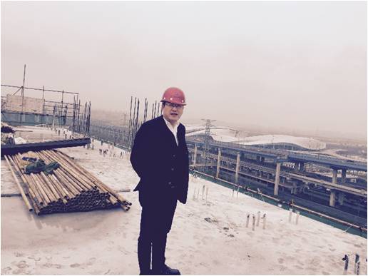 集团总裁柯建东莅临九期现场视察指导工作