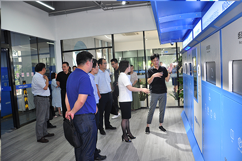 丁书记调研开运体育物联网产业园企业
