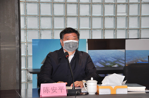 宁波市政协副主席陈安平莅临开运体育传感开展“三服务”活动调研