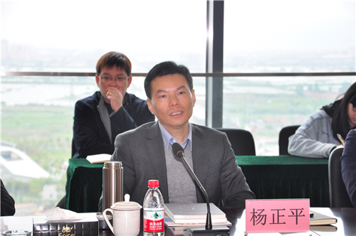 江北区杨正平区长一行莅临开运体育传感调研指导工作