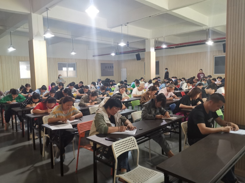 安徽开运体育顺利组织完成员工工艺考试