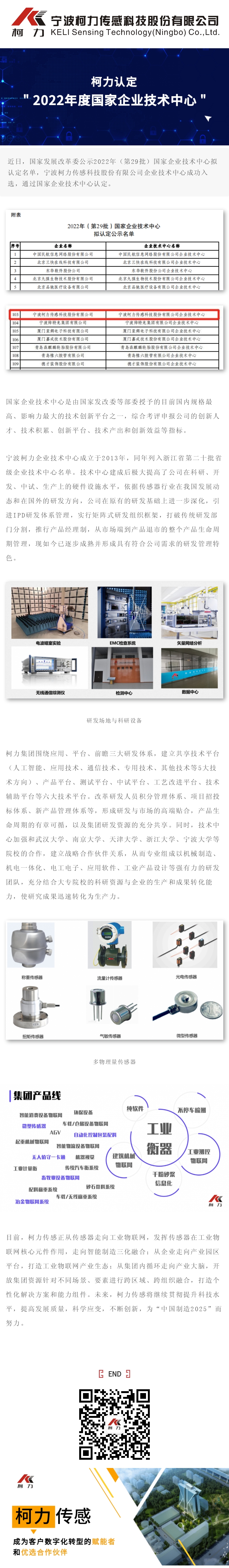 开运体育认定“2022年度国家企业技术中心”