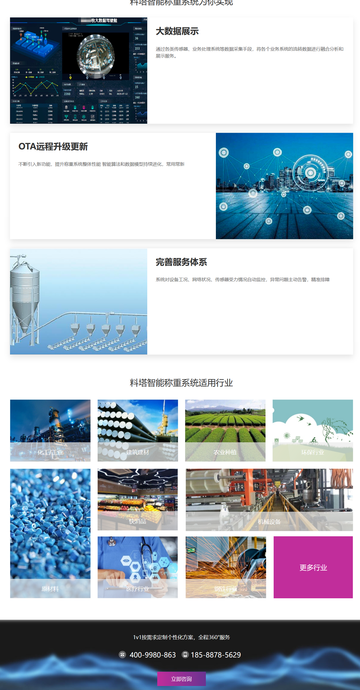 开运体育云鲸料塔智能称重系统